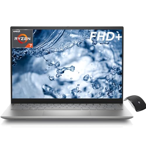 Dell Inspiron 14 5425 Laptop 2024 le plus récent, affichage FHD+ 14 pouces, AMD Ryzen 7 5825U (8 cœurs), 32 Go de RAM, SSD 1 To, carte graphique AMD Radeon, Wi-Fi 6, Bluetooth, Windows 11 Home,