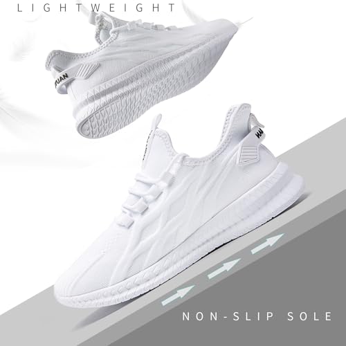 ZGPWZWL Unisex Mens Womens Shoes Running Gym Sneakers Slip on Tennis Non Slip Gym Lightweight Walking Fashion Shoes2