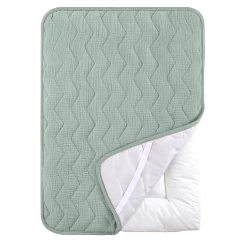 lulumoon wickelauflage bezug 50x70 Musselin: 100% Baumwolle und...