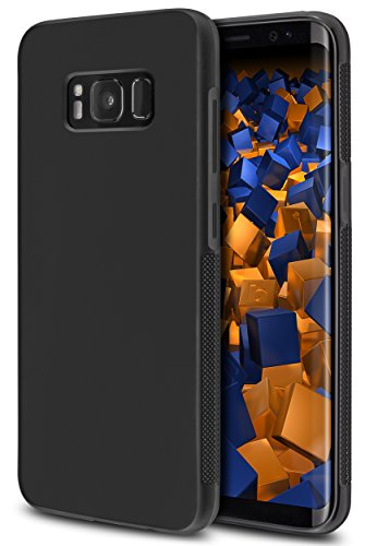 mumbi Coque de protection double GRIP pour Samsung Galaxy S8 TPU gel silicone noir