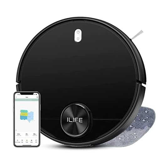 ILIFE A11 Dry & Wet LiDar Robotic Vacuum Cleaner(4000Pa Strong Suction) with Y Pattern Cleaning, Multiple Floor Mapping,Auto Resume Cleaning with Continuous Cycle,Side Brush/Suction/Water Frequency Control, Auto Carpet Boost,Room Wise Cleaning, Remote Control,Virtual Wall,Anti Stuck Sensors with Fault Correction,Hybrid Dust and Water Tank, Washable Dust Tank with HEPA Filter, Cliff Detection with Electronically Controlled Water Tank, Roller Based Sillicon Brushes, Clear Pollen Allergic,Dust etc.
