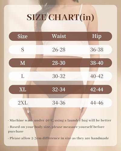 Cevapro Women‘s Seamless Underwear Low Rise Invisible Panties 5 Pack — view 6