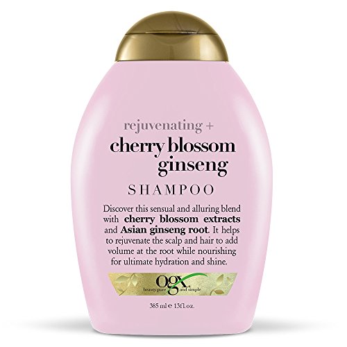 OGX Rejuvinating + Cherry Blossom Ginseng Shampoo, 13 Ounce