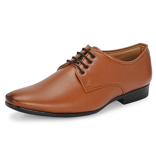 Centrino Mens Formal Shoes 64055-3_Tan_8