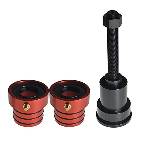 Labwork 30/44 Front Axle Tube Seal Pair+Inner Axle Side Seal Installation Tool Replacement For Jk Tj Xj Yj 1984-2018 (Except 1996) Black/Red #TOP25
