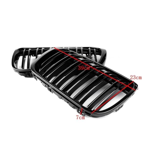Rejilla frontal coche protector de parachoques delantero, parrilla para X1 F48 F49 (1 par) 6