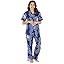 Pant Set - Navy Blossom