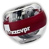 Aoxzcvpr Power Wrist ball auto start Gyro gyroscope torque Ball with LED Lights for hand trainer for sports enthusiasts（Angela Red）