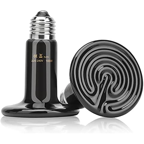 ZJRung Bombilla de Calor Infrarroja de Cerámica 100W (Paquete de 2) Cover