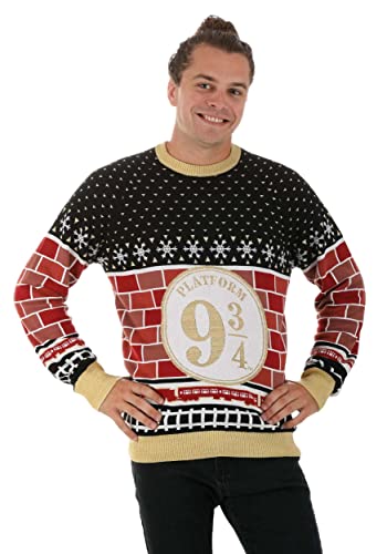 Image of Adult Platform 9 3/4 Harry Potter Sweater X-Large