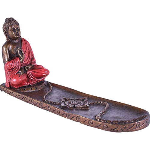 KOH DECO Porte encens Bouddha - Rouge Cover