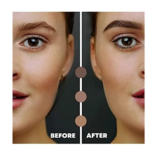 Image of Eyebrow Drawing Palette 3 Shades With 1 Brush, Ultimate Brow Kit to Shape, Define and Fill the Eyebrows,Waterproof Non-Transfer Smudgeproof Eyebrow Palette, (Dark Brown,Light Brown,Brown)