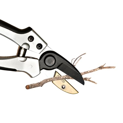 Anvil Pruning Shears for Gardening - 7.75&rdquo; Heavy Duty Branch Cutter Garden Shears with Rubber...