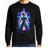 the Fan Tee Sudadera Adulto Sin Capucha de Hombre Dibujos Animados Dragon Bola Ball Anime Manga 741 M