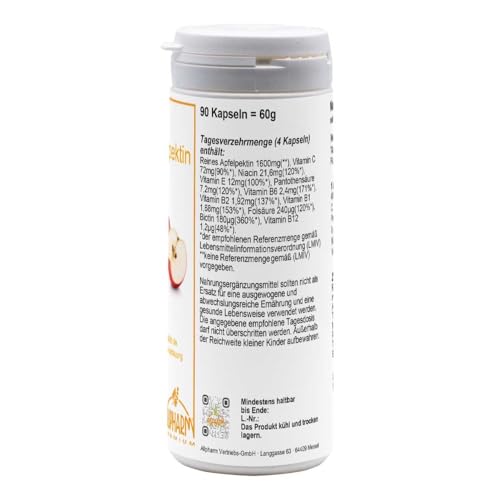Apfelpektin Kapseln von Allpharm Vertriebs GmbH im Vergleich