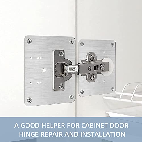 Schranktür Reparatur Set - 9 Platten + 3 Scharniere Für Wackelige Schranktüren