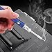 micborve Thread Soldering Iron Kits 3 Gear Adjustable Voltages 650/1100mAh Battery Cart Pen with USB Adapter Welding Tool Kits Blue1 650mah