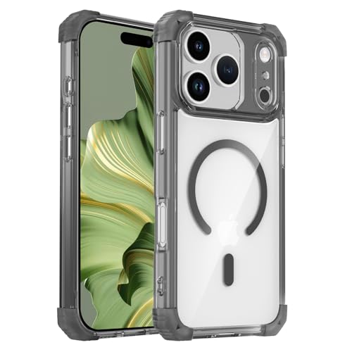 ShukZinfeo for iPhone 17 Pro Case Magnetic Shockproof Ultra-Thin Black