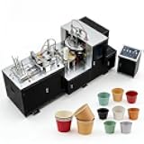 Paper Bowl Making Machine, Fully Automatic Paper Bowl Forming Equipment with Adjustable Settings, Disposable Tableware Manufacturing for Food Service Industry and Retailers