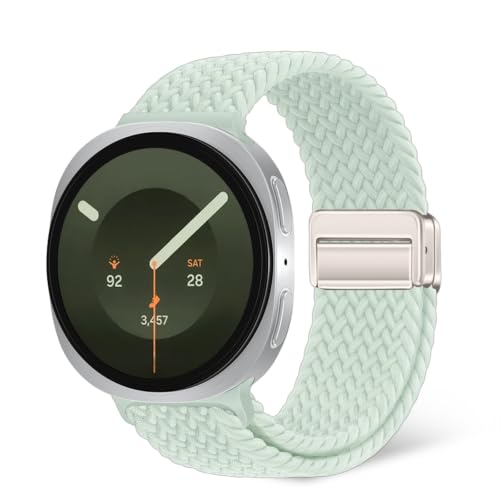 For Samsung Galaxy Watch9/8/8Classic �o���h �x���g �i�C������ �����o���h �i�C���� �ʋC���ɗD�� �_�炩�� �y�� �ʋC �ϏՌ� �ϋv�� (�~���g�O���[��)