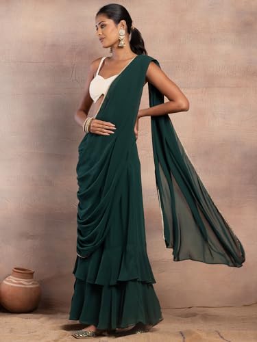 Image of Indya Women's Georgette Saree