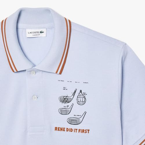 Lacoste Men's Short Sleeve Classic Fit W/Graphic2