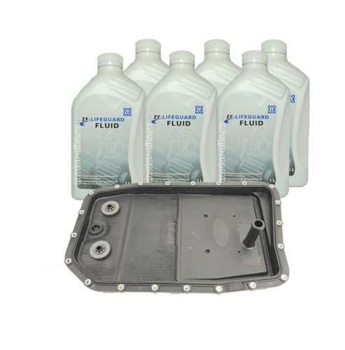 Transmission Oil Pan Filter Kit & 6-Liter's ZF Lifeguard 6 Trans Fluid GA6HP26Z