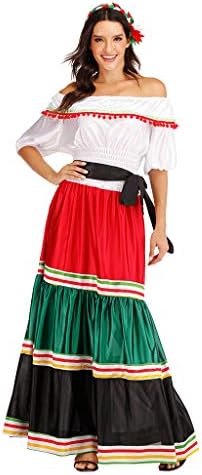 ReneeCho Women's Mexican Dress, X-Large Plus Size