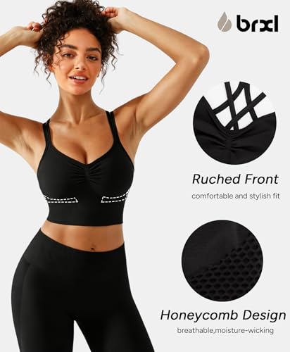 Image of BRXL Sports Bras for Women Crisscross Back Workout Gym Sport Bra