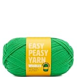 The Woobles Easy Peasy Yarn, Crochet & Knitting Yarn for Beginners with Easy-to-See Stitches - Yarn