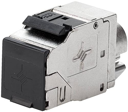 TELEGARTNER - TELEGARTNER 100023211 Connecteur RJ45 Cat 8.1 100023211 Prise Nombre de pôles 8P8C Métal 1 pièce.