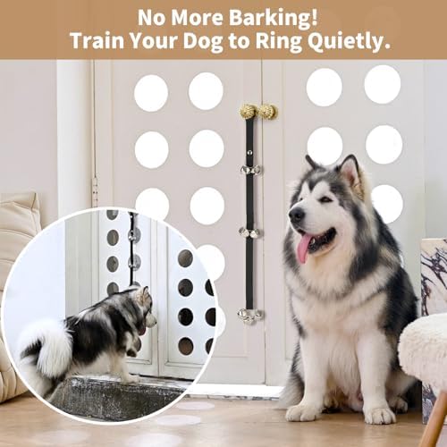 Upgraded Puppy Bells Dog Doorbells for Door Knob/Potty Training/Go Outside-Dog Bells for Puppies Dogs Doggy Doggie Pooch Pet Cat for Dog Lovers-Premium Quality-3 Snaps for Length Adjustment — view 5