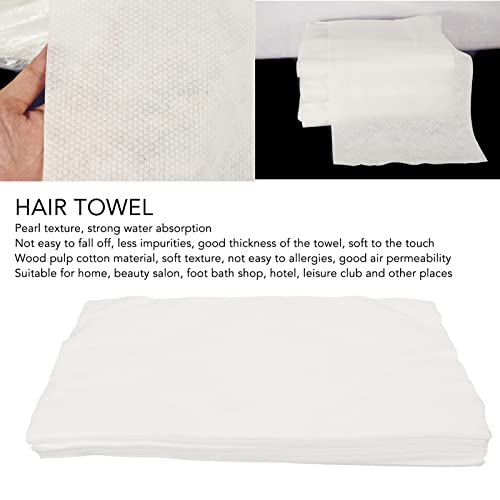 Serviettes jetables à forte absorption d'eau et texture perlée en coton - 4