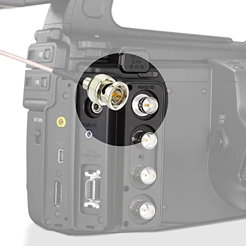 Superbat Thin BNC Male to Male Right Angle RG179 Cable 30cm Short HD 3G SDI Video Cable 75ohm for Blackmagic Camera SDI Converter/Recorder CCTV Monitor Audio Video System Supports 3G-SDI/HD-SDI/4K/8K - Image 5
