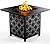 Ciays Propane Fire Pits 28? Outdoor Gas Fire Pit, 50,000 BTU Square Fire Pit Table with Lava Rocks, 2-in-1 Fire Table with Removable Lid, CSA-Certified for Outside Patio, Parties, Backyard, Garden