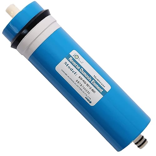 Huining 500GPD RO Membrane 3012 500 Filtro de agua residencial de ósmosis inversa Cartucho de repuesto para sistema de filtración de agua potable doméstico Purificador de agua bajo fregadero