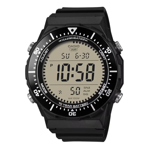 �y���C�h�t������]�x�[���z CASIO �J�V�I �X�^���_�[�h�f�W�^�� AE-1700H STANDARD DIGITAL 10�C���h�� �V���v�� �ȒP���� �A���[�� �^�C�}�[ �X�g�b�v�E�H�b�` �o�b�N���C�g �����Y �r���v �j���p (�u���b�N) [���s�A��