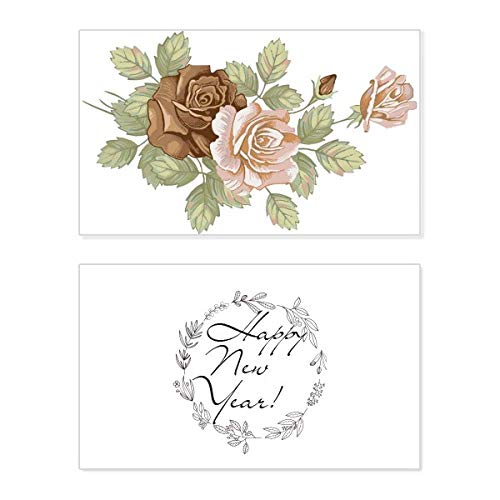 Tarjeta de felicitación conmemorativa de Año Nuevo para regalar momentos inolvidables en familia