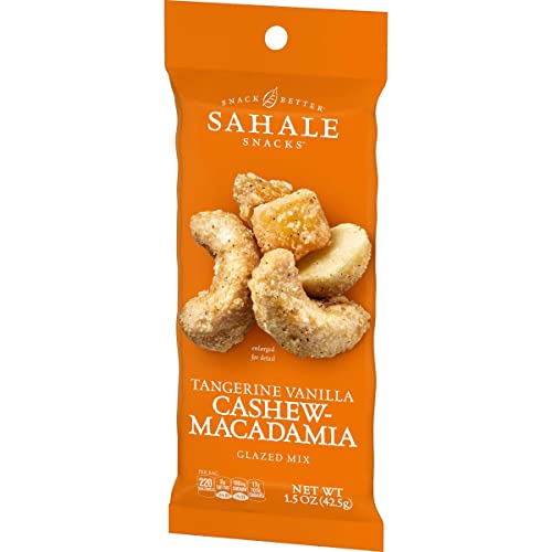 Sahale Snacks Tangerine Vanilla Cashew Macadamia Glazed Mix, 1.5 Ounces (Pack Of 18) #TOP2