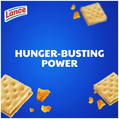 Lance Sandwich Crackers, Captain's Grilled Cheese Wafers, 8 Ct Box #TOP1