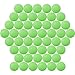 Jedulin 40MM Ping Pong Balls, 50 Pack Assorted Colored Tennis Balls Multi Color Plastic Balls Fun Beer Ping Pong Balls Bulk for Beer Pong Balls, Arts and Craft, Party Decoration, Cat Balls (Green)