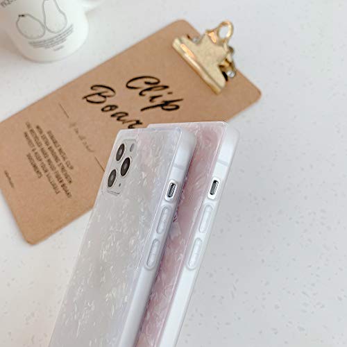 Cocomii Square Iphone 11 Pro Case - Square Pearl Glitter - Slim - Lightweight - Glossy - Mother-Of-Pearl Seashell - Luxury Aesthetic Cover Compatible With Apple Iphone 11 Pro 5.8" (Iridescent) #TOP1
