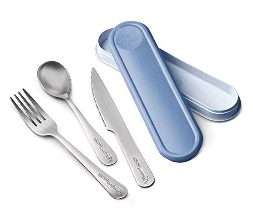 Kit Talheres Picnik Maped Azul