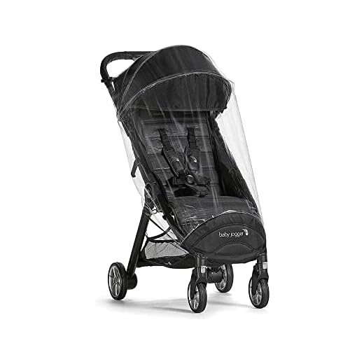 Baby Jogger Barnvagnens väderskydd och regnskydd | för City Tour 2 enkelvagnar | håller bort regn, snö och vind