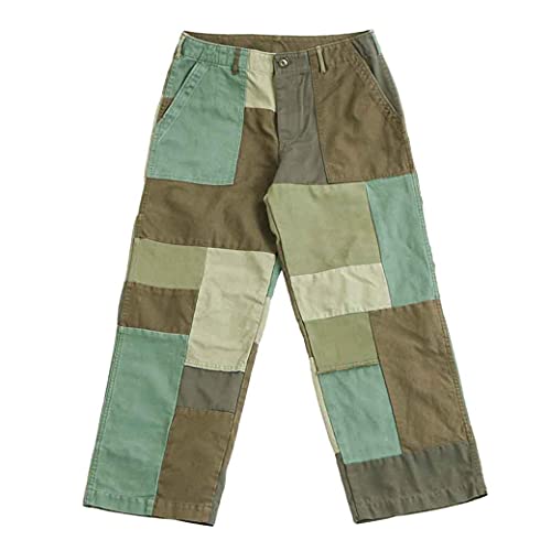 [ジョンブル] パッチワーク チノトラウザーPatchwork Cino Trouser X1008 メンズ トラウザーパンツ ボトムス M オリーブ(061)