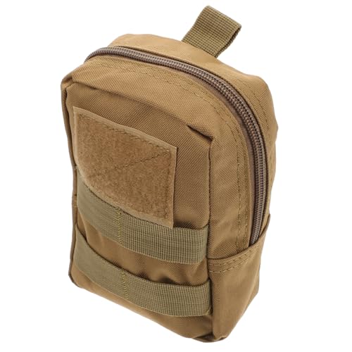 TOYANDONA Colgadura De Bolsas Médicas Cintura para Lulú Cuerpo Pequeño Cruz Bolsa Médica Riñonera Bolsa Multiusos Cangurera Bolsa Al Aire Libre Multifuncional Nylon Caqui