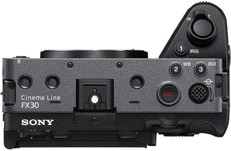 Sony FX30 Full-Frame Cinema Camera with 16-50mm Lens Bundle + Wireless Microphone System + Accessory Package Including 64GB Extreme Memory, U-Grip, Case, Tripod, Software and More (32 Items)