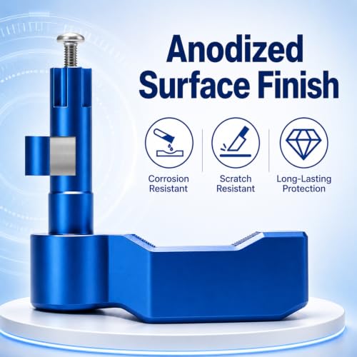 Image of FUSCH ATV Thumb Throttle Compatible with Polaris Sportsman 450 500 570 850 1000, Aluminum Thumb Throttle Lever Replace# 2010359 2010336, Blue 4 Wheeler Throttle Control