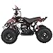 X-PRO Thunder 40 ATV 4 Wheelers 40cc ATV Quads Quad (Red Lighting)