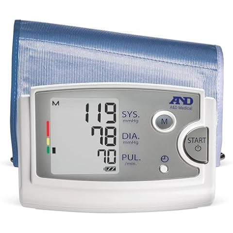 A&D Medical Premium+ Extra Large Cuff Upper Arm Blood Pressure Machine (16.5-23.6"/42-60 cm Range) Home BP Monitor, One Click Operation with Easy to Read Precise Readings Cover